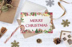 Christmas watercolor frames png 