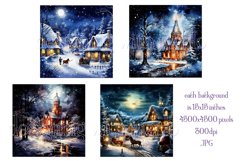 Christmas Backgrounds, 15x15 Christmas Holiday Scenes Product Image 2