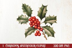 Christmas Hand Drawn Style Clipart, Christmas Clipart Product Image 1