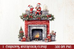 Christmas Hand Drawn Style Clipart, Christmas Clipart Product Image 1