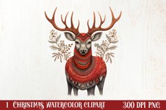 Christmas Hand Drawn Style Clipart, Christmas Clipart Product Image 1