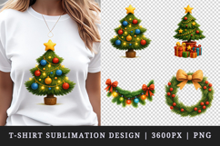 Christmas t-shirt printable sublimation design png Product Image 1