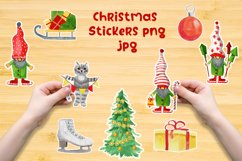 Christmas Watercolor Stickers png