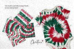 Christmas Watercolor Tie Dye Sublimation Digital Paper Product Image 3