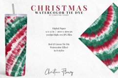 Christmas Watercolor Tie Dye Sublimation background