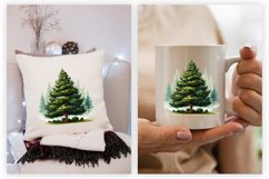 Watercolor Tree clipart PNG Design