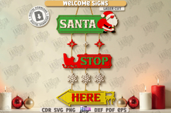 Christmas Welcome Signs Laser Cut Bundle|Wall Decor|Xmas SVG Product Image 10