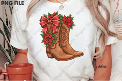 Christmas Western Cowgirl PNG Product Image 2