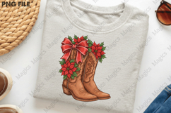 Christmas Western Cowgirl PNG Product Image 3