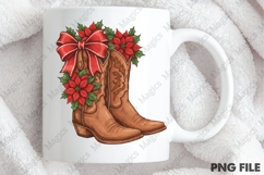 Christmas Western Cowgirl PNG Product Image 4