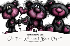 Christmas Whimsical Bear Clipart Product Image 1