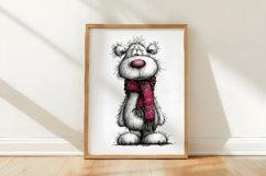 Christmas Whimsical Bear Clipart Product Image 3