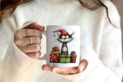 Christmas Whimsical Cat Clipart | Cute Festive Kitties Product Image 2