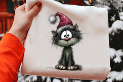 Christmas Whimsical Cats Clipart Product Image 2