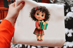 Christmas Whimsical Girl Png Product Image 2