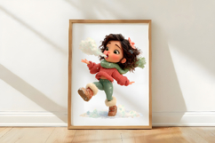 Christmas Whimsical Girl Png Product Image 3