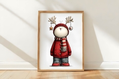 Christmas Whimsical Snowman Clipart Product Image 3