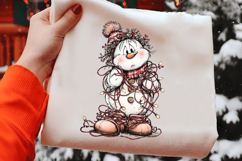 Christmas Whimsical Snowman Clipart Product Image 2