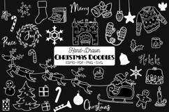 Hand Drawn Christmas Doodles | New Year Holiday | White Product Image 1