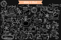 Hand Drawn Christmas Doodles | New Year Holiday | White Product Image 4