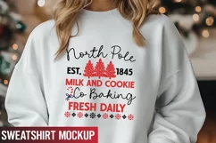 Christmas White T-Shirt Mockup,Mockup,White T-Shirt MOCKUP 