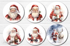 Round Christmas Wind Spinner Bundle contains 106 designs with cute Watercolor Snowman Santa and Owl Keychain PNG. Cute Baby animals and Christmas Flower PNG. 