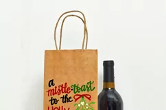 Christmas Wine Glass SVG, Wine SVG, Christmas Wine Saying Product Image 4