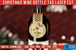 Christmas Wine Bottle Tags Laser Cut Bundle |Christmas Decor Product Image 3