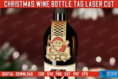 Christmas Wine Bottle Tags Laser Cut Bundle |Christmas Decor Product Image 7
