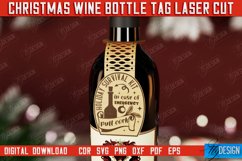 Christmas Wine Bottle Tags Laser Cut Bundle |Christmas Decor Product Image 9