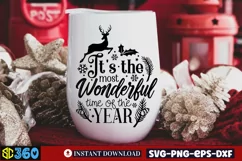 It's the most wonderful time of the year SVG Product Image 1