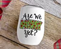 Christmas Wine Glass SVG, Christmas Wine Saying, Holiday SVG Product Image 4