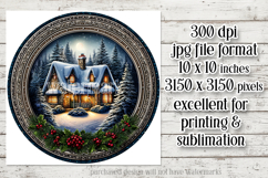 Christmas Wind Spinner, Winter Cablin Sublimation Spinner s2 Product Image 2