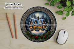 Christmas Wind Spinner, Winter Cablin Sublimation Spinner s2 Product Image 3