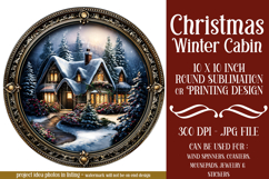 Christmas Wind Spinner, Winter Cablin Sublimation Spinner s3 Product Image 1