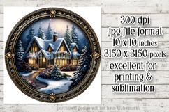 Christmas Wind Spinner, Winter Cablin Sublimation Spinner s3 Product Image 2