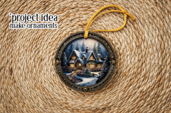 Christmas Wind Spinner, Winter Cablin Sublimation Spinner s3 Product Image 5