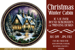 Christmas Wind Spinner, Winter Cablin Sublimation Spinner s5 Product Image 1