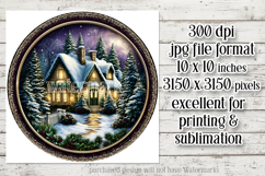 Christmas Wind Spinner, Winter Cablin Sublimation Spinner s5 Product Image 2