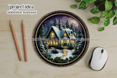 Christmas Wind Spinner, Winter Cablin Sublimation Spinner s5 Product Image 3