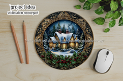 Christmas Wind Spinner, Winter Cablin Sublimation Spinner s6 Product Image 3