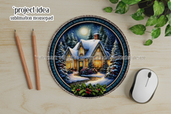 Christmas Wind Spinner, Winter Cablin Sublimation Spinner s8 Product Image 3