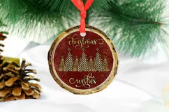 Christmas Wishes Ornament Sublimation I Christmas Ornament