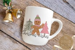 Cute Gingerbread Christmas Sublimation Design PNG Product Image 2