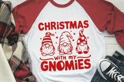 Christmas With My Gnomies SVG | Funny Christmas Gnome SVG Product Image 1