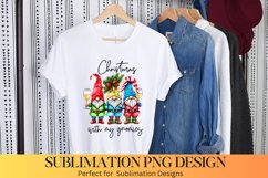 Christmas with my Gnomies |Christmas Gnome Sublimation Product Image 1