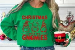 Christmas With My Gnomies SVG | Funny Christmas Gnome SVG Product Image 3