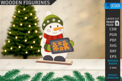 Christmas Characters Laser Cut Bundle | Tabletop Statuettes Product Image 5