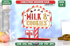 Christmas Wooden Sign Laser Cut Bundle, Christmas Decor SVG Product Image 12