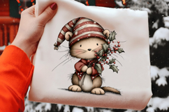 Christmas Woodland Animals Clipart Product Image 2